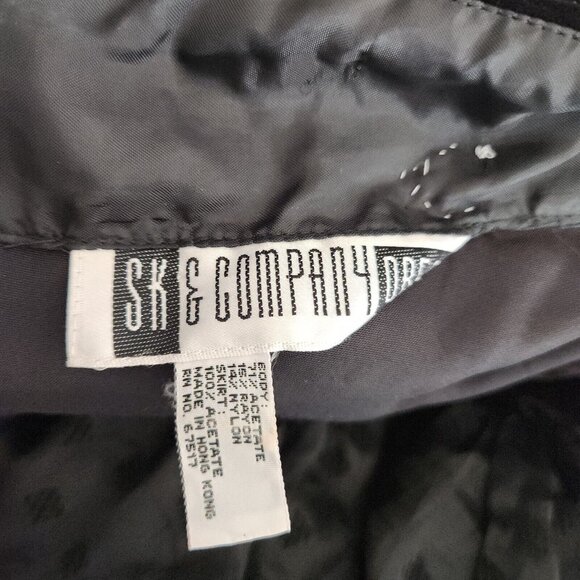 Vtg 80s Witchcore Black Velvet Dress 6 Drop Waist Ruffle Skirt Witchy Grunge - Picture 9 of 16